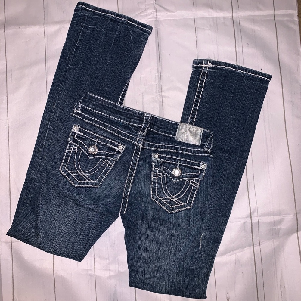 L.A. Idol dark washed women’s jeans